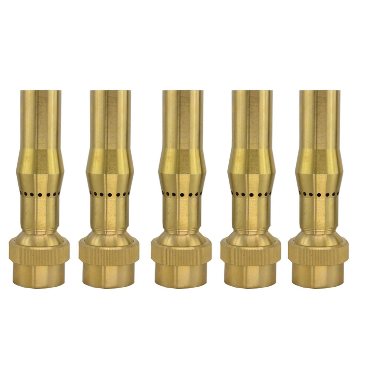 5X 3/4 Inch Brass Foam Jet Fountain Nozzles Garden Landscape Fountain
