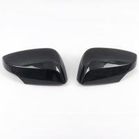 Car Carbon Fiber Rearview Side Glass Mirror Cover Trim Frame Side Mirror Caps for Subaru WRX / WRX STI 2015-2021