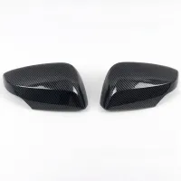 Car Carbon Fiber Rearview Side Glass Mirror Cover Trim Frame Side Mirror Caps for Subaru WRX / WRX STI 2015-2021