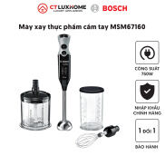 Máy xay thực phẩm cầm tay Bosch MSM67160 12 cấp độ, 750W, 220V, 50 60Hz