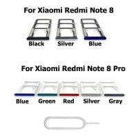 ถาดใส่ซิม Redmi Note ขาตั้งสำหรับ Xiaomi เต้ารับตัวแปลงยึดถาดใส่ซิม8การ์ด Sd สำหรับ Redmi Note 8 Pro อะไหล่ซ่อม LKT37122อะไหล่ทดแทน