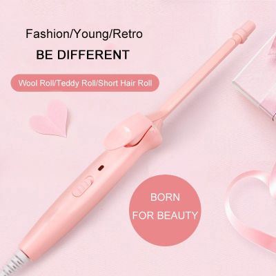 9mm Curling Iron Ceramic Hair Curler Iron Professional Hair Curler Roller Wool Roll Hair Waver Wand Electric Styling Tools Salon