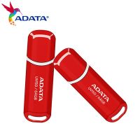 USB UV150ของแท้ ADATA แฟลชไดร์ฟ64GB 32GB ความเร็วสูงสีแดง USB เมมโมรี3.2 USB แท่ง U ดิสก์ขนาดเล็กแบบพกพา