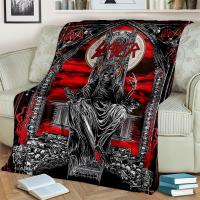2023 Rock Slayer Heavy Metal Band Blanket,Soft Throw Blanket for Home Bedroom Bed Sofa Picnic Travel Office Rest Cover Blanket Kids