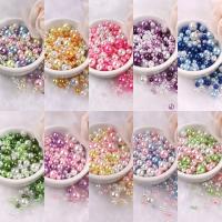 150-200Pcs Colorful ABS Imitation Pearls Mix 3-8mm Round Beads With Holes DIY Bracelet Charms Necklace Beads For Jewelry Making Beads