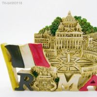 ☑♞∋ Italy Creative Tourism Rome Vatican 3D Fridge Magnet Sticker Travel Souvenir Home Decoration Refrigerator Magnets Stickers