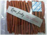 ไก่เส้น love jerky stick รสแกะและสโม็ค 500g ขนมสุนัข