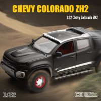 CCA 1:32 Chevy Colorado ZH2 simulation alloy die-casting model display bottom car model seat set collection gift