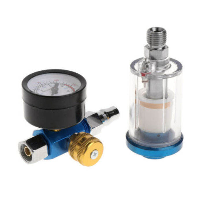 mini-air-pressure-regulator-in-line-water-trap-filter-auto-car-paint-primer-spray-air-regulator-water-oil-filter-set