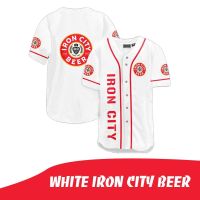 New FashionWhite Iron City Beer jersey shirt - Jersey baseball - Sport fashion - Baseball Tshirt - for men, women, unisex 2023