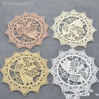 HOT Cotton Table Place Round Place Mats Dining Pad 12cm Crochet Placemat Cup Mugs Tablecloth Tea Coaster For Doily Kitchen PW32