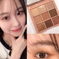 Long-lasting colorfast, high-quality 9-color eyeshadow, matte pearlescent eyeshadow palette, no blooming, student eye shadow