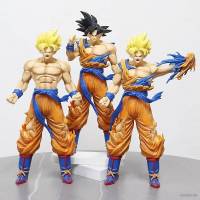 โมเดลตุ๊กตาฟิกเกอร์ Dragon Ball Son Goku Super Saiyan ของเล่นสําหรับเด็ก ตกแต่งบ้าน