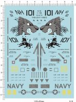 Detail Up 148 USAF US VF-213สิงโตดำ F-14B F-14D Tomcat Fighter รุ่น Decal