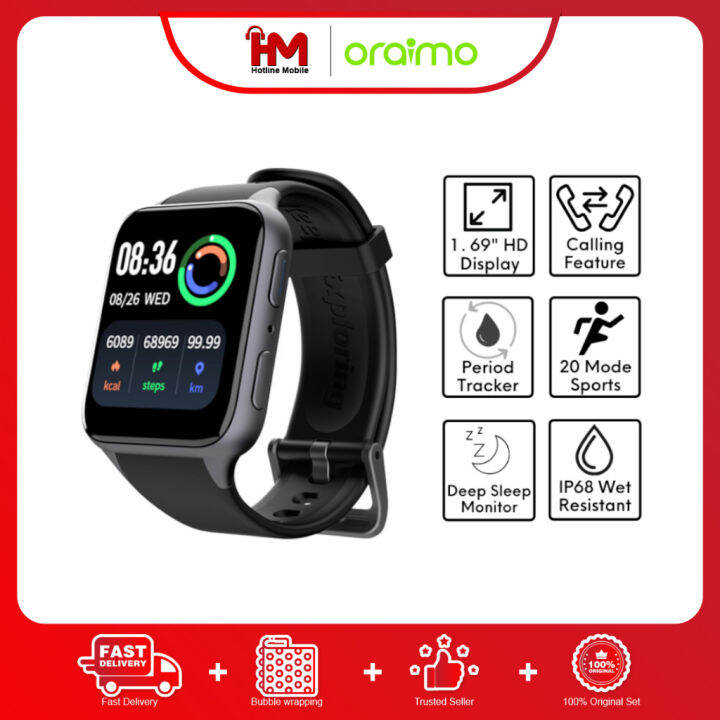 Oraimo OSW32N Smartwatch Bluetooth Call Answering IP68 Water