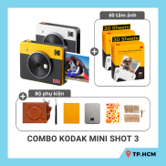 Combo máy in ảnh lấy ảnh ngay Kodak Mini Shot 3 Retro C300R