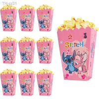 ❄✆ Disney Stitch Party Supplies Paper Napkins Tablecloth Plate Balloon Popcorn Boxes Baby Shower Girls Birthday Party Decoration