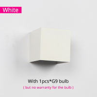 Led Wall Light With G9 Bulb Garden Wall Lamp IP65 Waterproof Light Fixture IndoorOutdoor Lighting Decoration Aluminum 110V220V