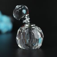 Cute Mini Clear Crystal Empty Refillable Perfume Glass Bottle Home Decoration Ladys Gifts