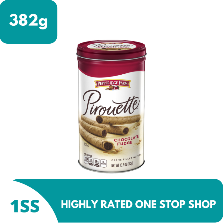 Pepperidge Farm Pirouette Crème Filled Wafers Chocolate Fudge Cookies
