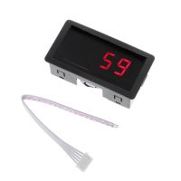 Digital Counter DC LED 4 Digit 0 9999 Up/Down Plus/Minus Panel Counter Meter with Cable