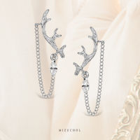 Mizuchol - ต่างหูเงินแท้ GENTLE DEER EARRINGS