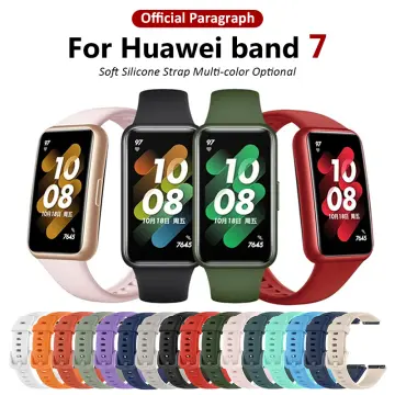 Replacement Watchband For Huawei Band 7 Sports Smartwatch Accessories Correa  Huawei Band 7 Silicone Wristband Bracelet