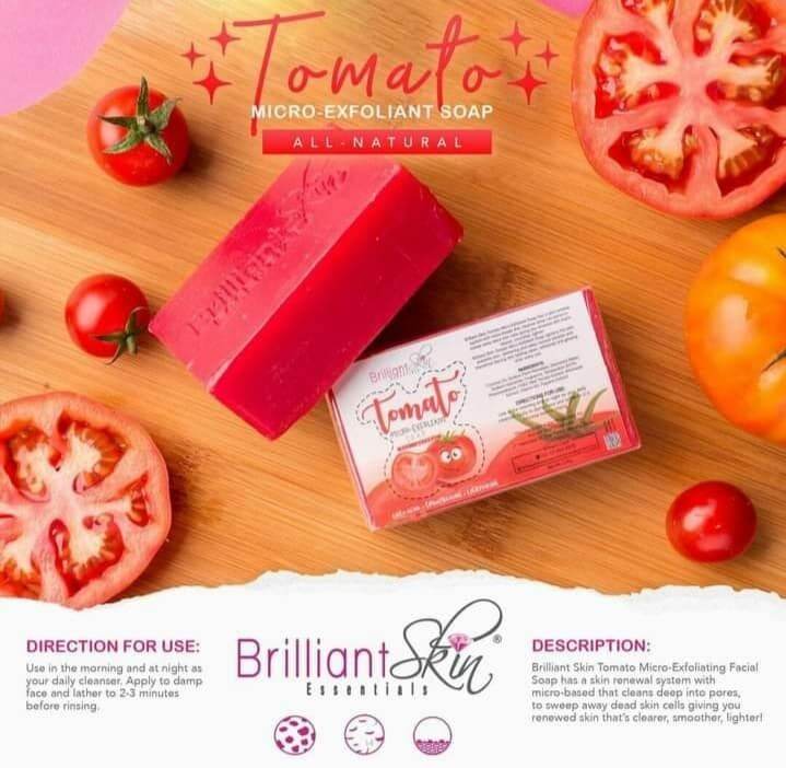 Brilliant Tomato soap MicroExfoliating soap Lazada PH