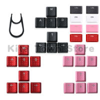 4 สี 10pcs Texture Tactility Backlit เปลี่ยน Keycaps สำหรับ Logitech G813 G815 G913 G915 TKL RGB คีย์บอร์ด-qlcaee181