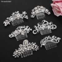 ┇❧ New Fashion Crystal Pearls Hair Pins for Women Girl Brides Hair Comb Wedding Headdress Retro Bridal Bridesmaid Hair Comb Jewelry