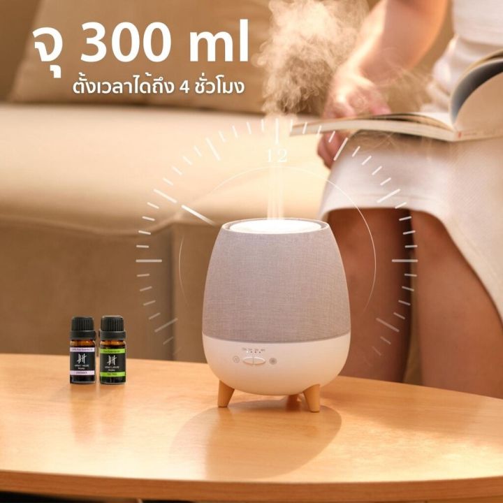 h-amp-a-ขายดี-เครื่องพ่นไอน้ำ-humidifier-diffuser-300ml-เครื่องพ่นไอน้ำ-เครื่องพ่นอโรม่า-เครื่องเพิ่มความชื้นในอากาศ-มีไฟledเปลี่ยนสี