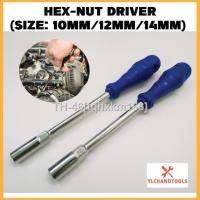 ◘❧ [READY STOCK] Metal Hex Nut Driver Socket Driver Wrench Screwdriver Non-magnetic Hexagonal Hex Nut Key Nutdriver