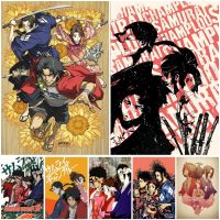 2023▥۩ samurai champloo Poster Canvas Art Poster and Wall Art Picture Print Modern Family bedroom Decor Posters