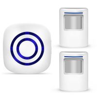 ✺✗✈ Gate Entry Visitor DoorBell Chime Alert Alarm EU Plug Wireless Motion Sensor