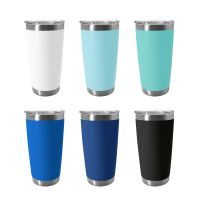 【CW】20oz tumbler car water cup double stainless steel vacuum flask outdoor portable water cup tea cup office coffee cup gift