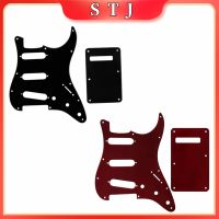 11หลุม SSS Pickguard &amp; Backplate &amp; Screws Maple Wood สำหรับ FD ST Style Guitar Part Accessories