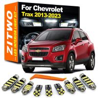 ZITWO ชุดไฟเก๋งอ่านหนังสือ LED 13ชิ้นสำหรับ Chevrolet Chevy Trax 2013- 2016 2017 2018 2019 2020 2021อุปกรณ์2023 2022