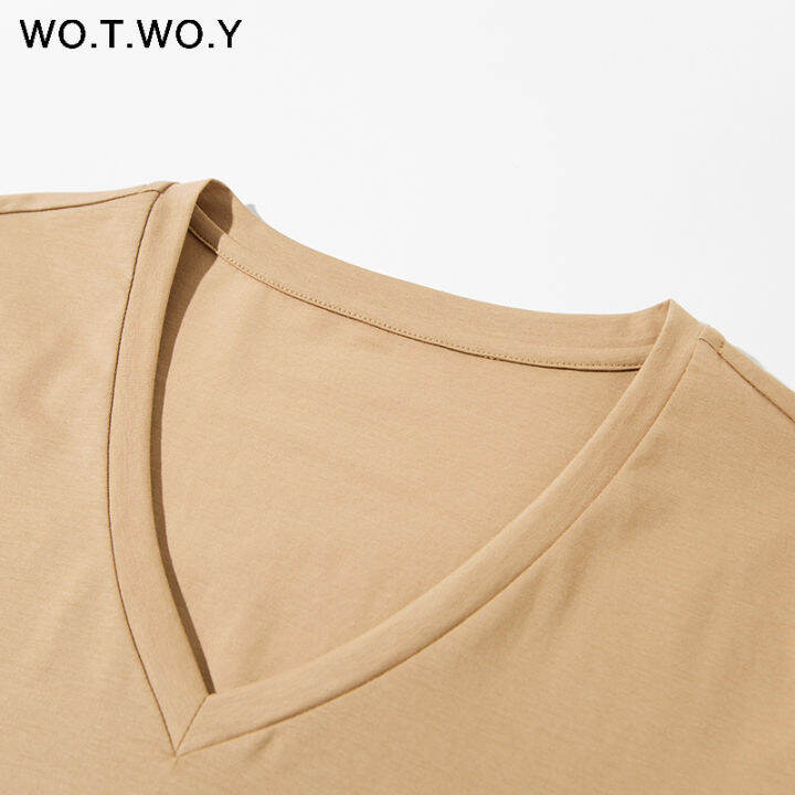 wotwoy-summer-knitted-v-neck-t-shirt-women-cotton-basic-solid-tee-shirt-female-short-sleeve-kintwear-tops-harajuku-tshirt-ladies