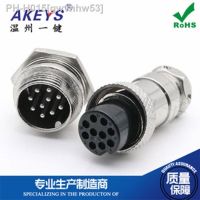 GX16-10 Core Male And Female Socket Docking Aviation Plug Waterproof Explosion-Proof Male And Female Socket Connector Hole 16