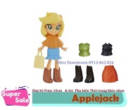 Applejack and 8 different removable fashion pcs