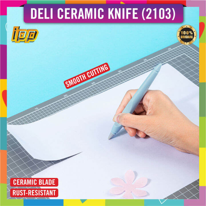 Deli Ceramic Blade Cutter / Ceramic Blade Rustresistant (2103) Lazada