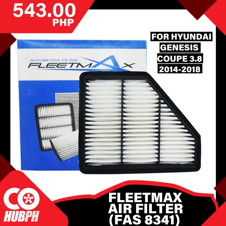 FLEETMAX AIR FILTER FOR HYUNDAI GENESIS COUPE 3.8 200913 (FAS 8341