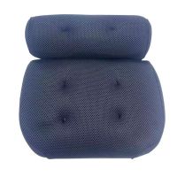 【HOT】 mesh with suction cup bathtub pillow hotel bathroom folding wholesale