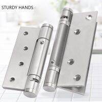 Thicken Stainless Steel Spring Hinge Furniture Mute Bearing Hinge Bedroom Door Automatic Closing Tools Home Hardware Accessories