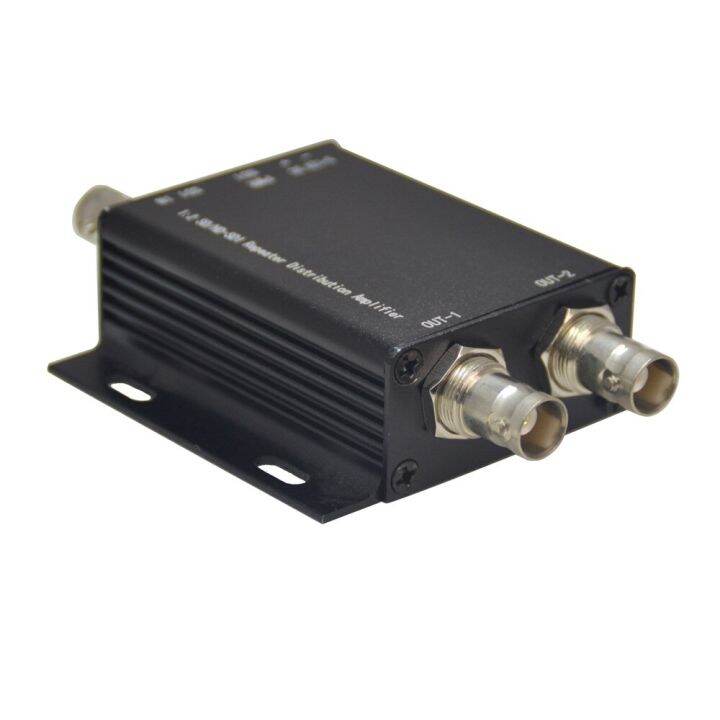 HDSDI Amplifier Repeater 1In 2 Out, HDSDI 3GSDI Video Splitter