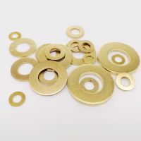 20/100pcs M2 M2.5 M3 M4 M5 M6 M8 M10 M12 GB97 DIN125 Solid Brass Copper Flat Washer Plain Gasket Pad High Quality