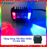 Đèn led trợ sáng xe máy L2F chớp xanh đỏ ZAHA + TẶNG công tắc đảo chiều thumbnail