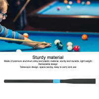 Billiard Telescopic Extension Cue อลูมิเนียมอัลลอยด์น้ำหนักเบา Telescopic Pool Cue Extension สำหรับ Snooker Cues