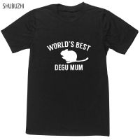 Cheaper Price Tshirt Men Teeshirt Worlds Best Degu Mum Tshirt Animal Pet Lover Nature Octodon Chile 100% cotton T-shirt