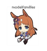 Grass Wonder Umamusume Pretty Derby Petanko Trading Rubber Strap พวงกุญแจการ์ตูน ม้าโมเอะ